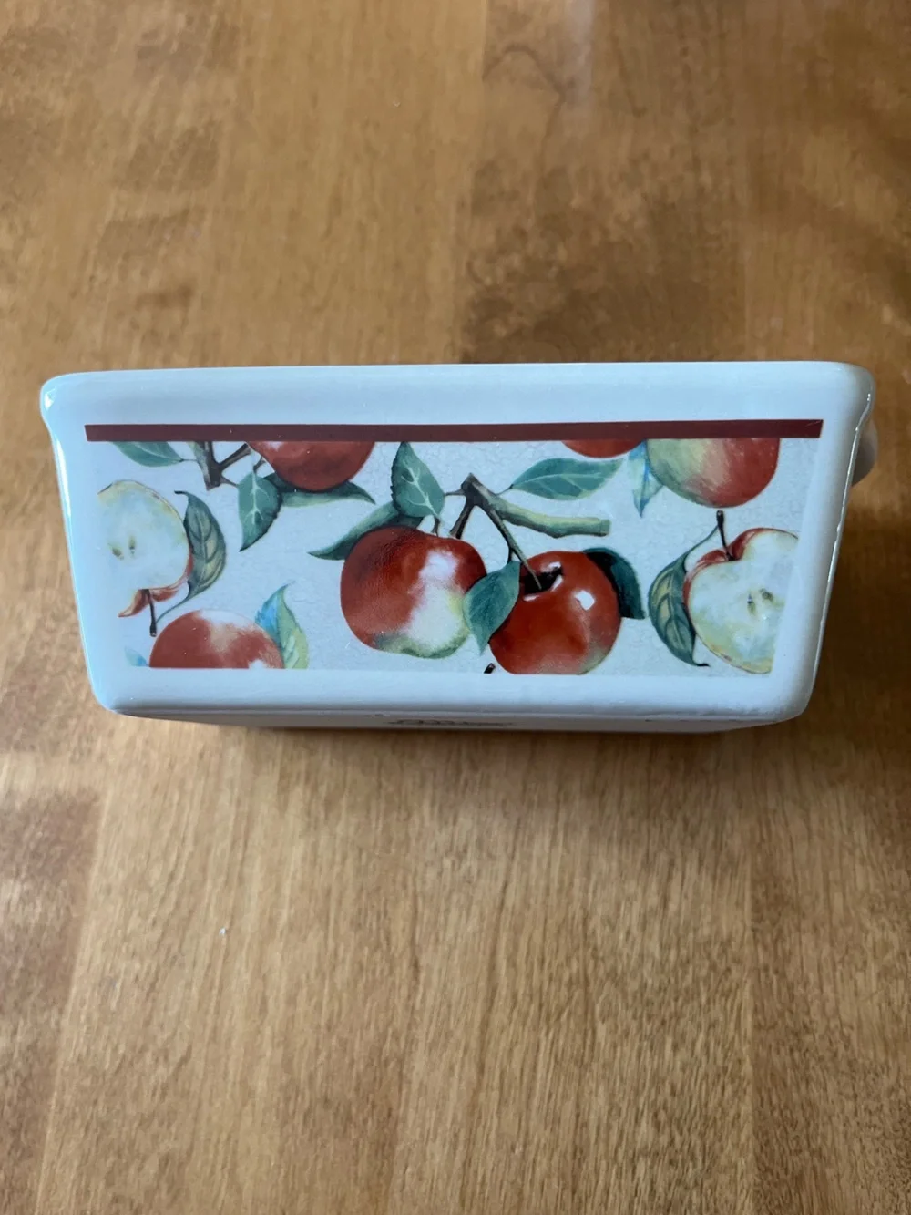 Set Of 4 Nantucket Stoneware Mini Loaf Baking Pan Set with Seasonal Artwork